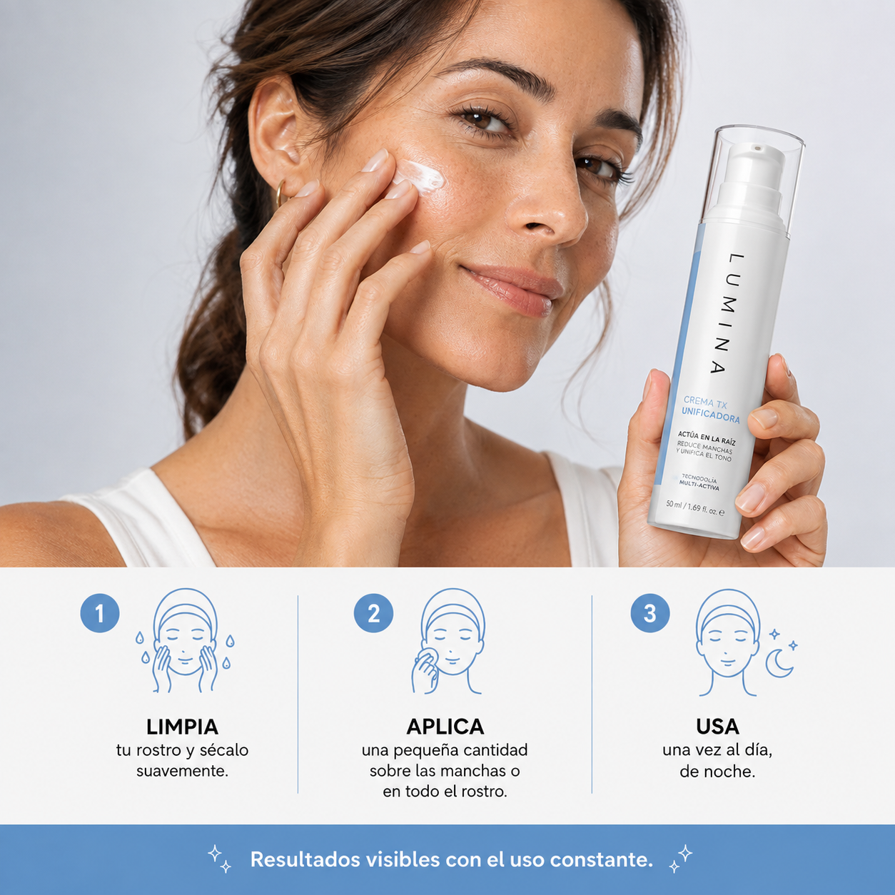 Lumine | Chau a tus manchas, elimínalas desde la raíz.